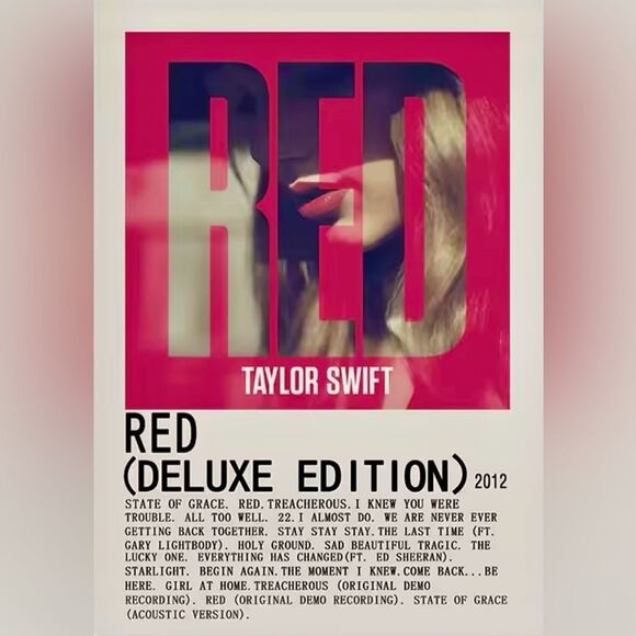 🎁 CUSTOM Taylor Swift Music Classic Series Album Print Wall Art Room Home Decor - Picture 14 of 16